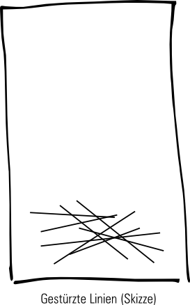 Gest&uuml;rzte Linien
